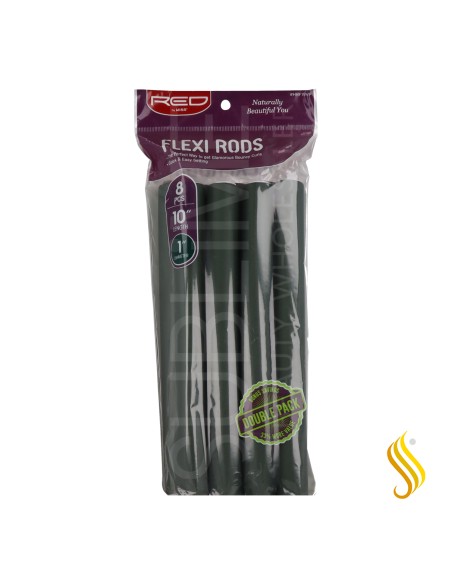 Red Kiss Flexi Rods 10" 1" 8 Piezas Dark Green Rulos Flexibles
